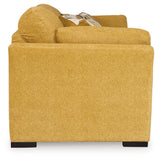 Keerwick Sunflower Chenille Sofa - Ella Furniture