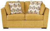 Keerwick Sunflower Sofa, Loveseat, Chair And Ottoman - Ella Furniture