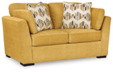 Keerwick Sunflower Sofa, Loveseat, Chair And Ottoman - Ella Furniture