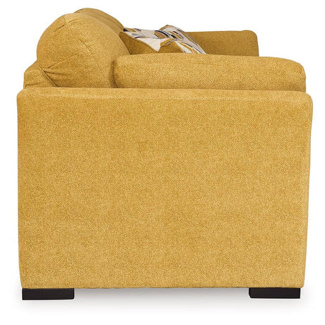 Keerwick Sunflower Sofa, Loveseat, Chair And Ottoman - Ella Furniture
