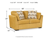 Keerwick Sunflower Sofa, Loveseat, Chair And Ottoman - Ella Furniture