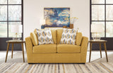 Keerwick Sunflower Sofa, Loveseat, Chair And Ottoman - Ella Furniture