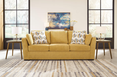 Keerwick Sunflower Sofa, Loveseat, Chair And Ottoman - Ella Furniture