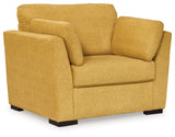 Keerwick Sunflower Sofa, Loveseat, Chair And Ottoman - Ella Furniture
