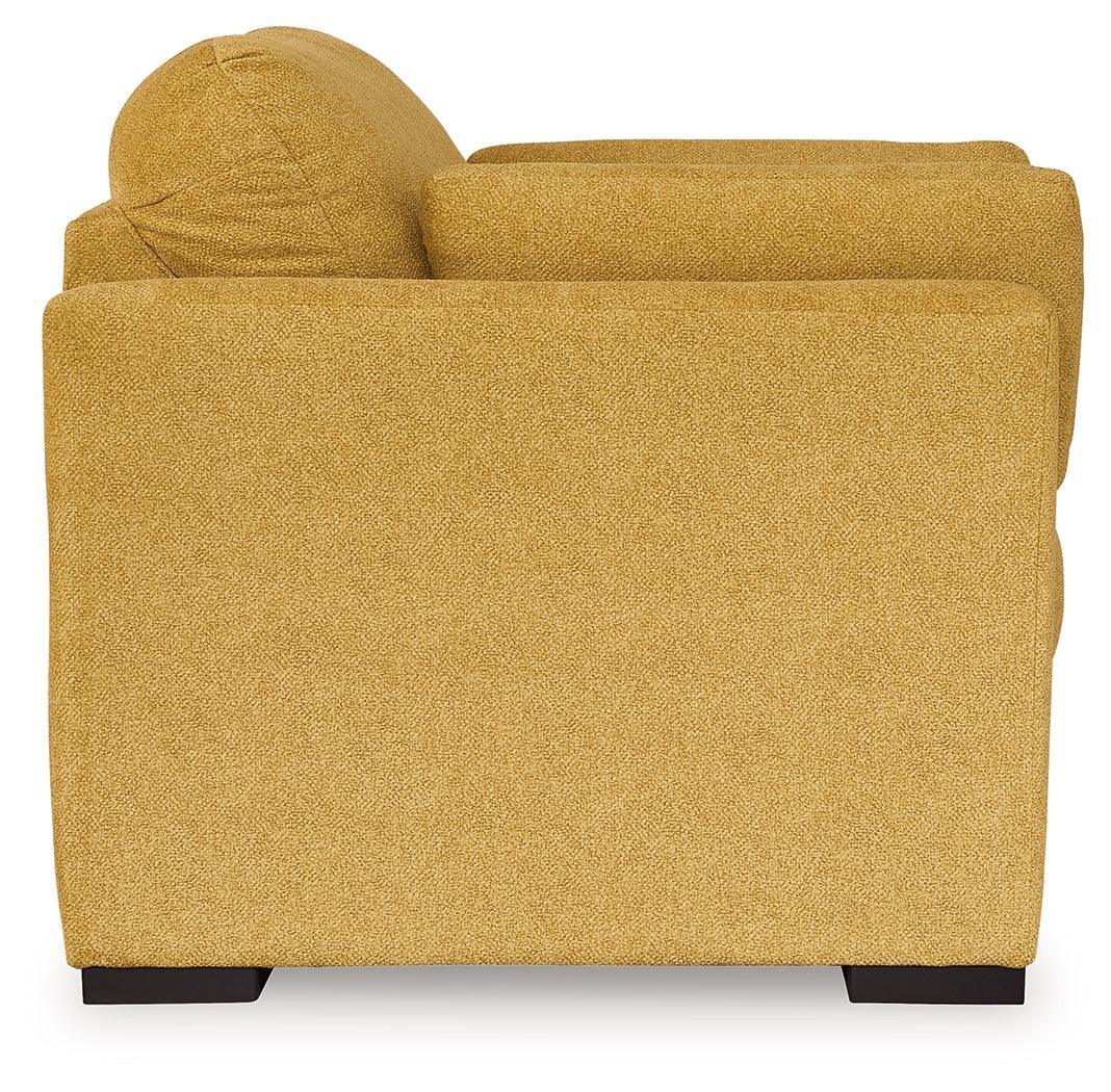 Keerwick Sunflower Sofa, Loveseat, Chair And Ottoman - Ella Furniture