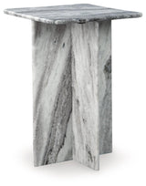 Keithwell Gray Accent Table - Ella Furniture