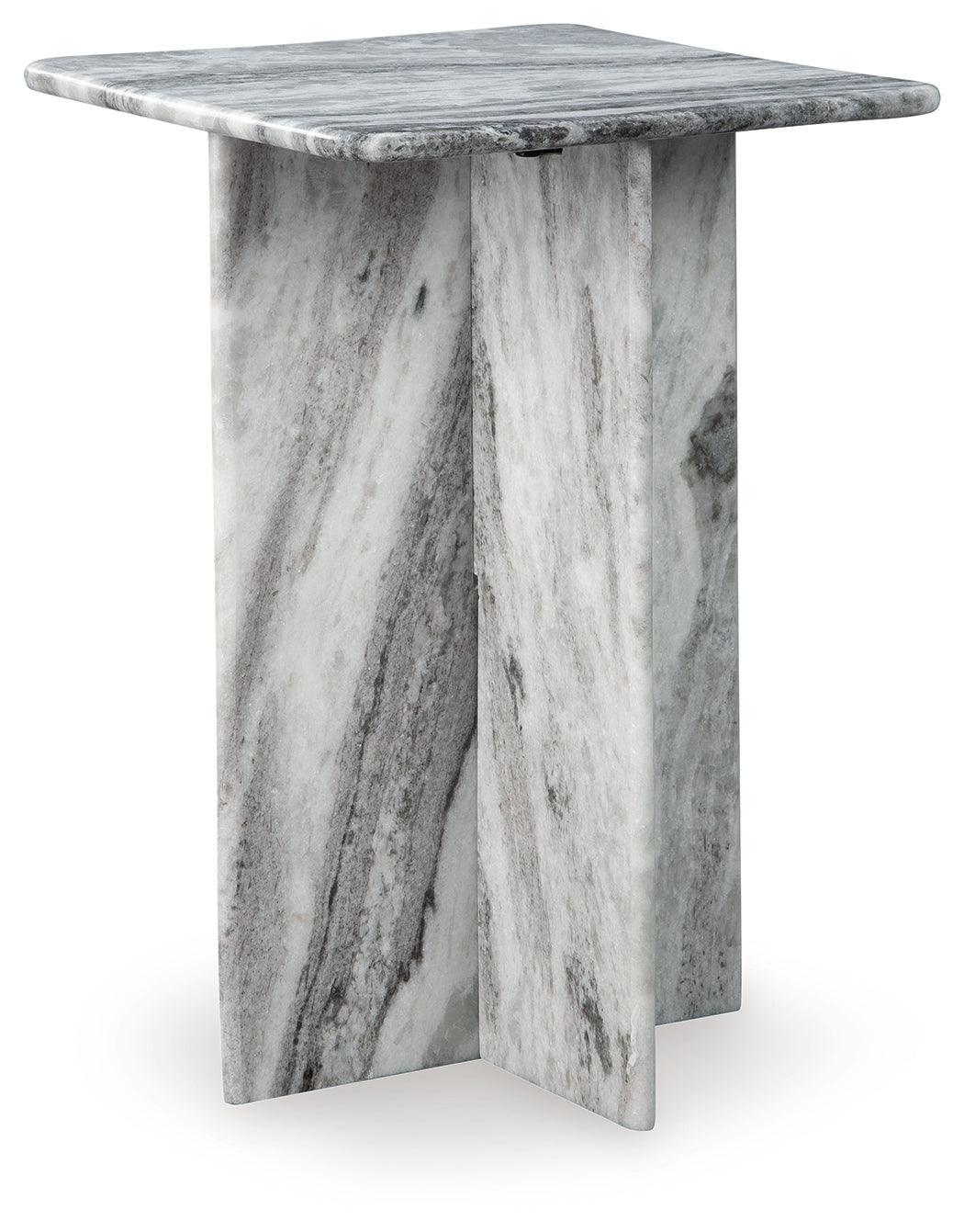Keithwell Gray Accent Table - Ella Furniture