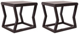 Kelton Espresso 2 End Tables - Ella Furniture