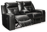 Kempten Black Sofa And Loveseat - Ella Furniture