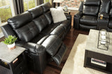 Kempten Black Sofa And Loveseat - Ella Furniture