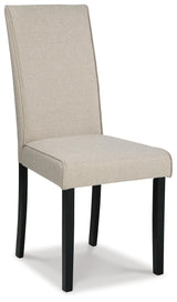 Kimonte Dark Brown/beige 2-Piece Dining Room Chair - Ella Furniture