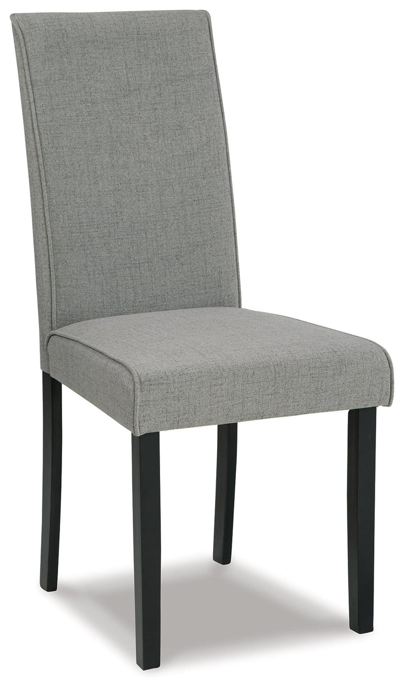 Kimonte Dark Brown/gray 2-Piece Dining Room Chair - Ella Furniture