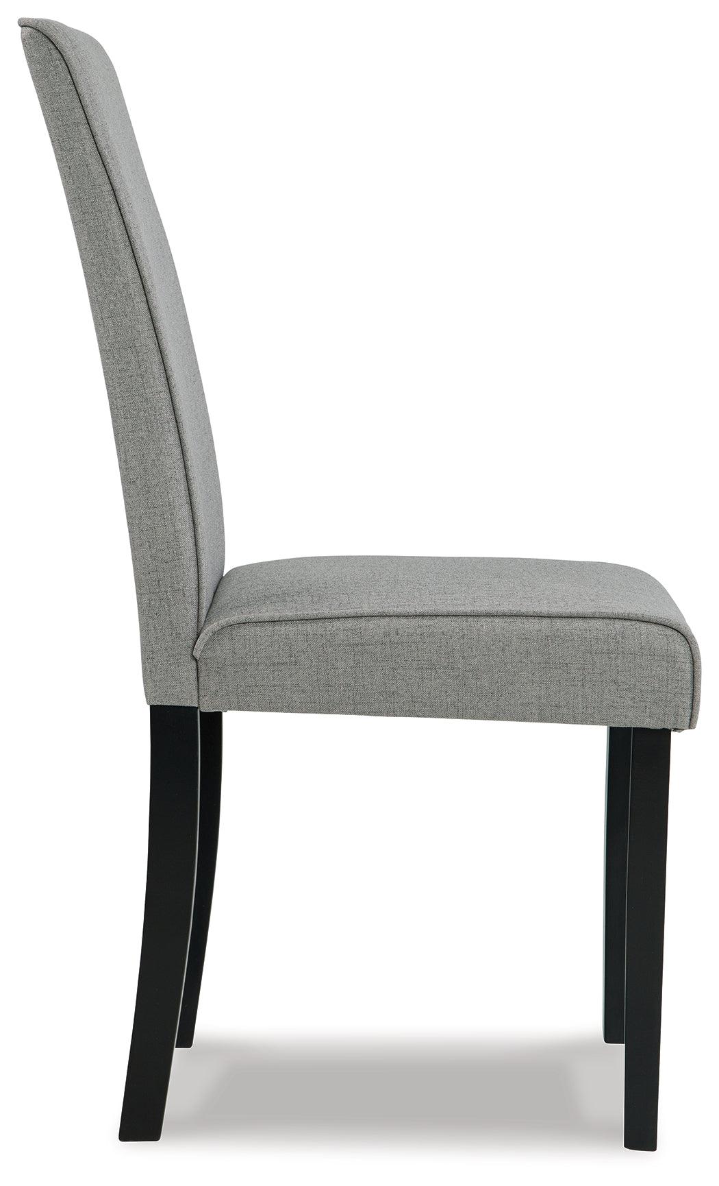 Kimonte Dark Brown/gray 2-Piece Dining Room Chair - Ella Furniture