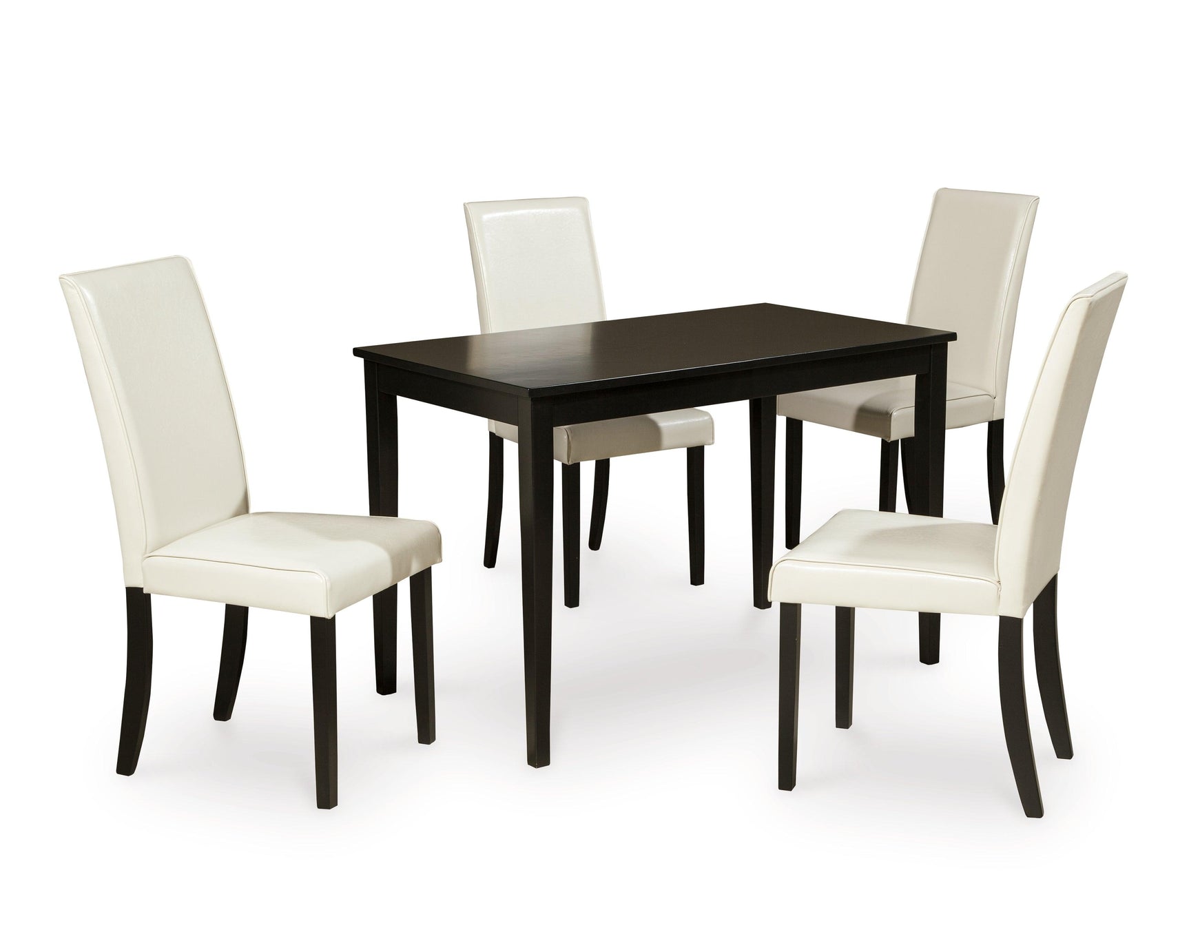 Kimonte Ivory Dining Table And 4 Chairs - Ella Furniture