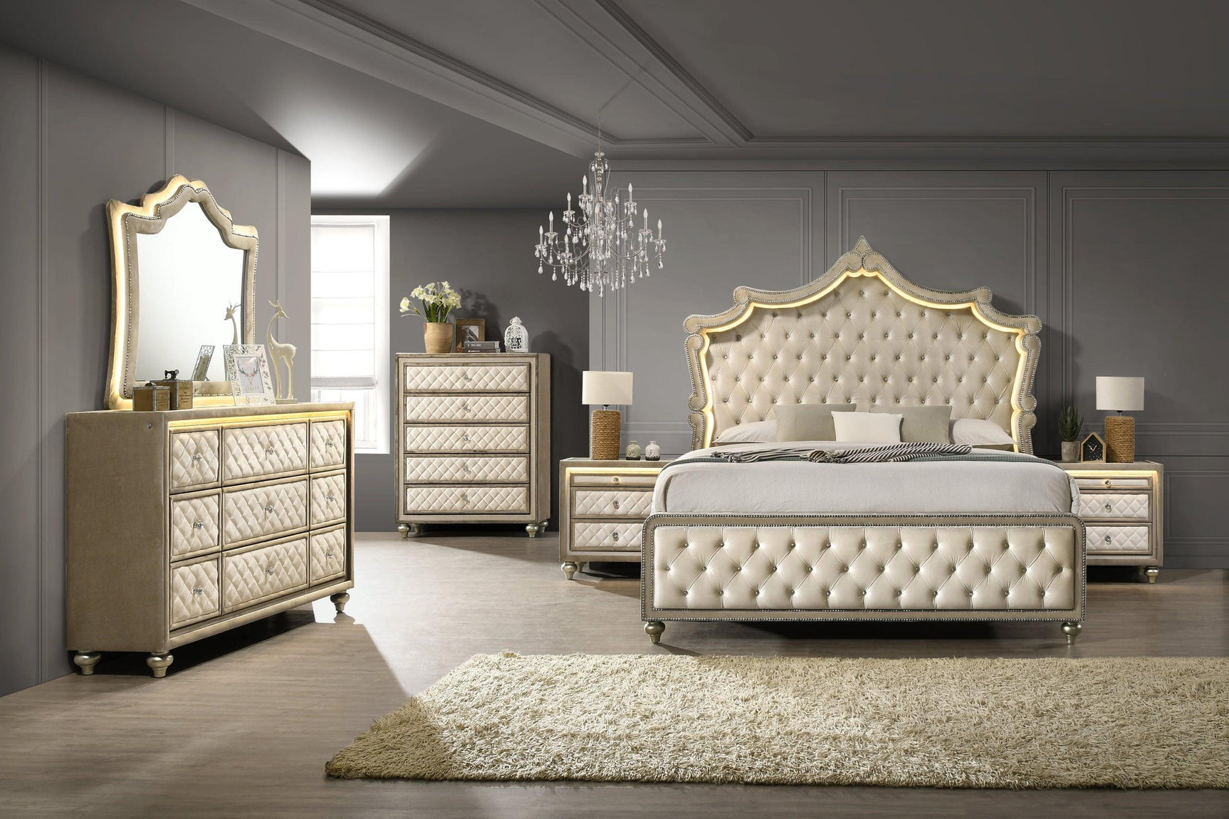 Kingdom 4Pc Set - Queen, King - Ella Furniture