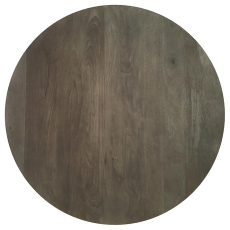 Kinkaid Round Solid Mango Wood Coffee Table Brown 710138 - Ella Furniture