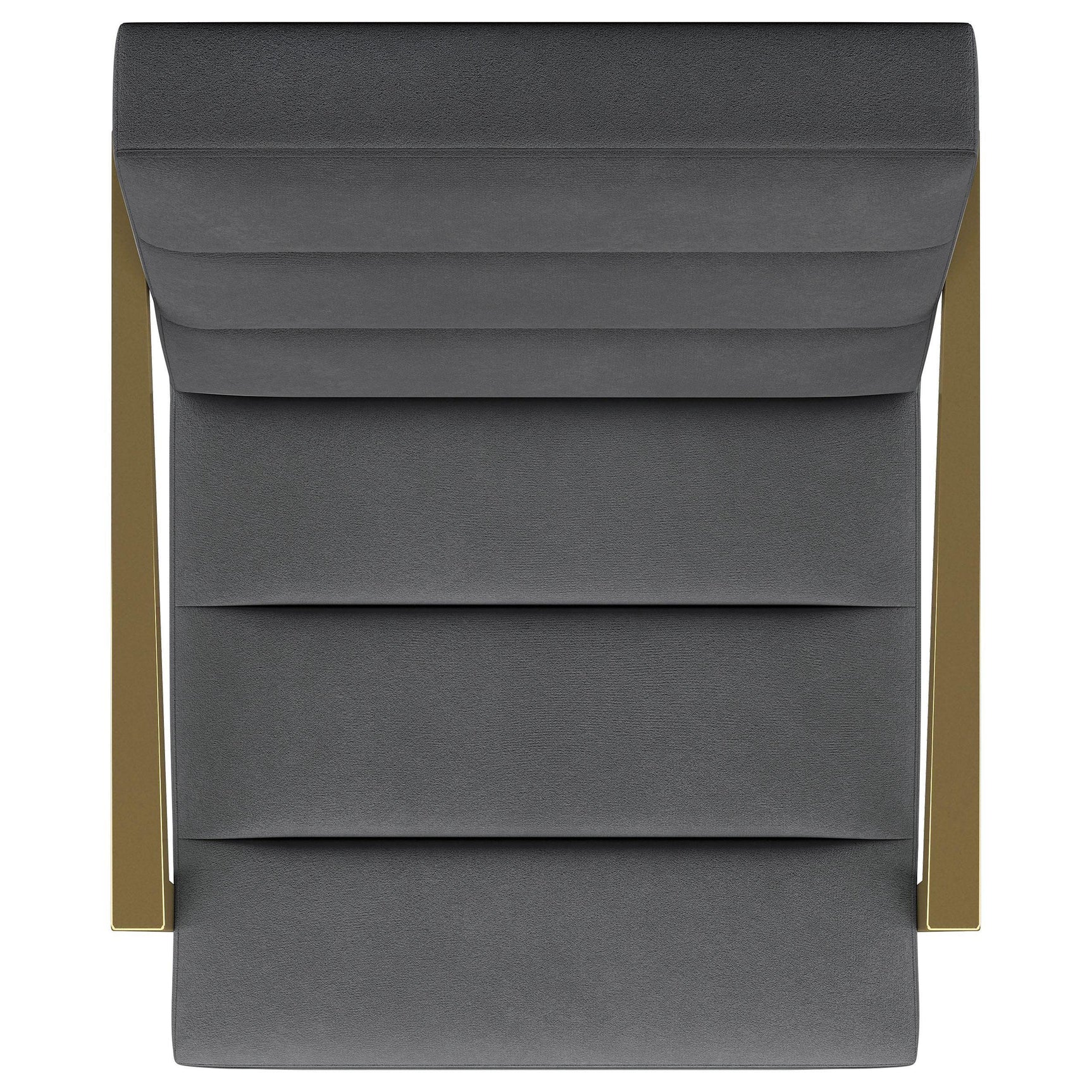Kirra Upholstered Metal Arm Accent Chair Dark Grey 903144 - Ella Furniture