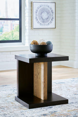 Kocomore Brown/natural Chairside End Table - Ella Furniture