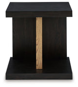 Kocomore Brown/natural Chairside End Table - Ella Furniture