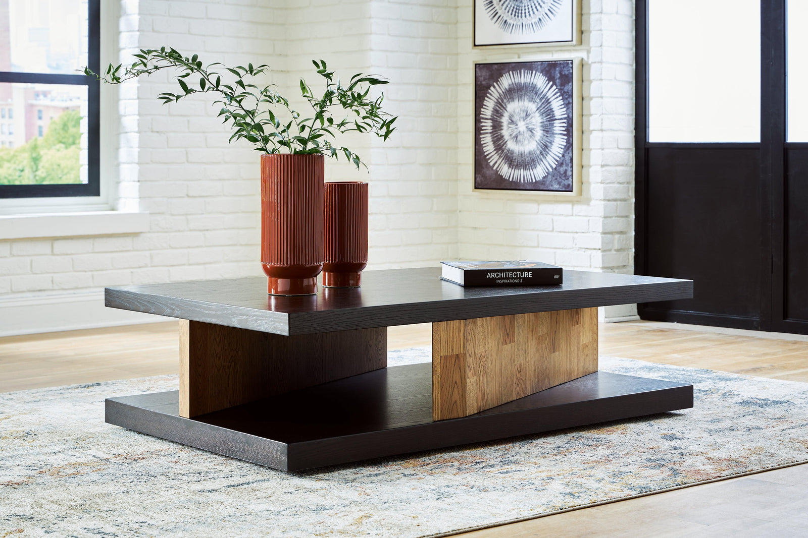 Kocomore Brown/natural Coffee Table - Ella Furniture