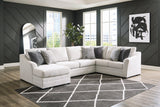 Koralynn Stone 3-Piece Sectional With Ottoman PKG015798 - 54102S1 | 5410208 - Ella Furniture