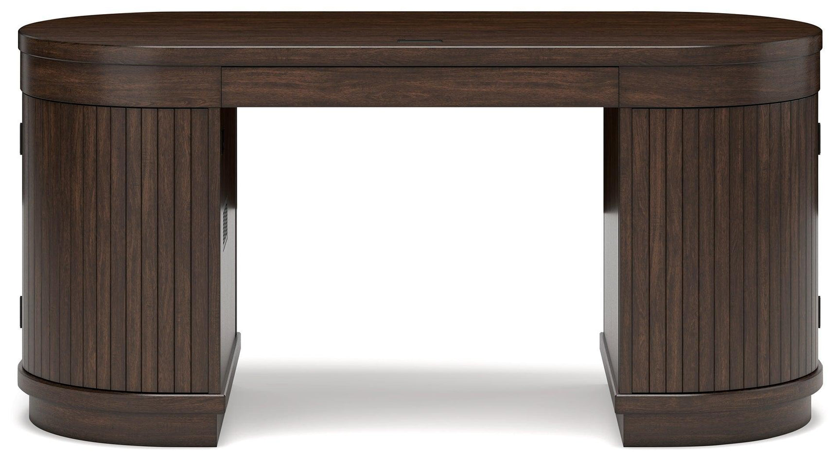 Korestone Warm Brown Home Office Desk with Chair and Storage - Ella Furniture