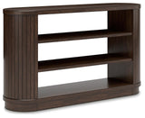 Korestone Warm Brown Home Office Desk with Chair and Storage - Ella Furniture