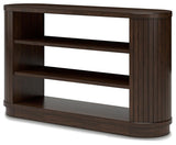 Korestone Warm Brown Home Office Desk with Chair and Storage - Ella Furniture