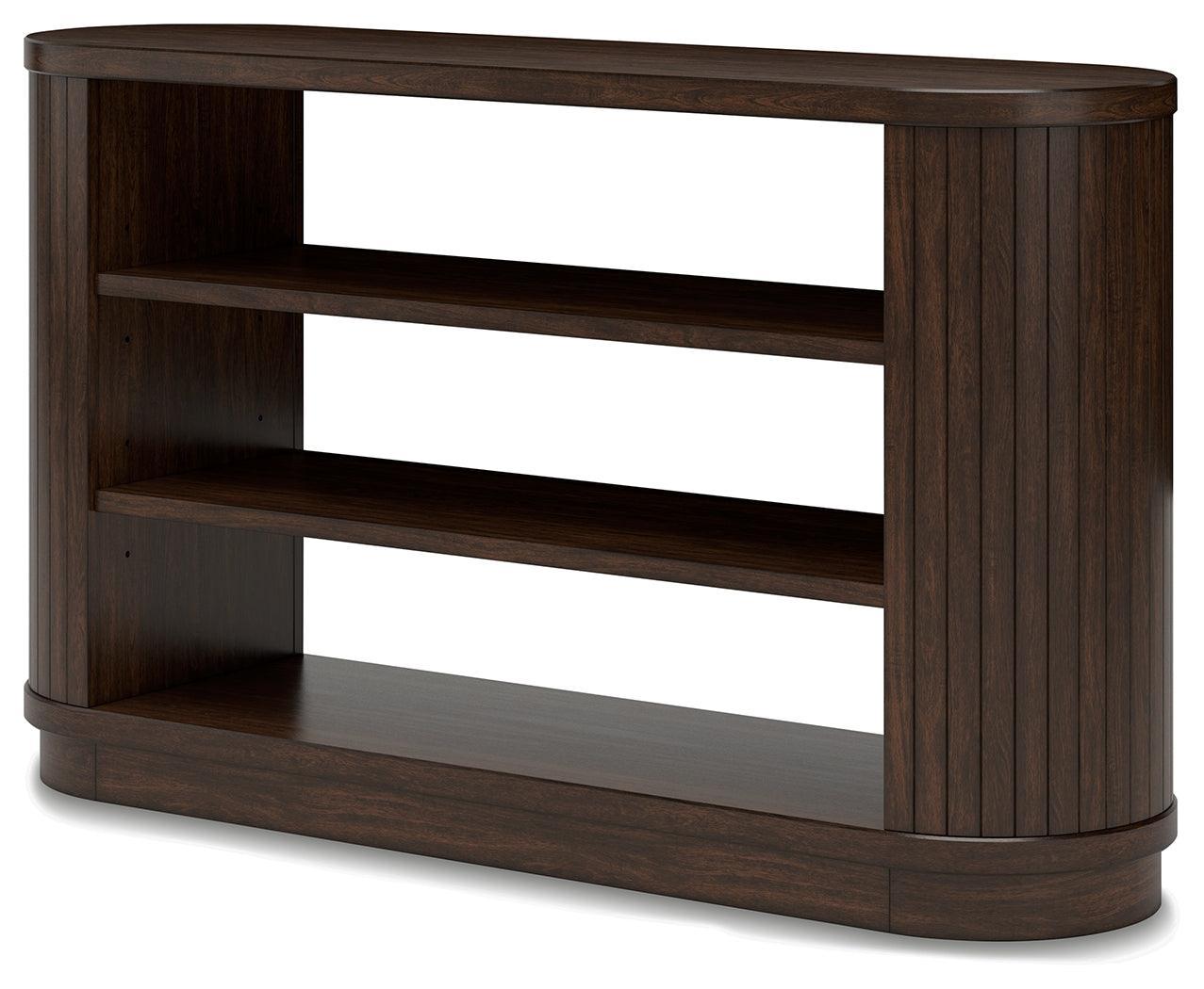 Korestone Warm Brown Home Office Desk with Chair and Storage - Ella Furniture