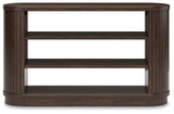 Korestone Warm Brown Home Office Desk with Chair and Storage - Ella Furniture