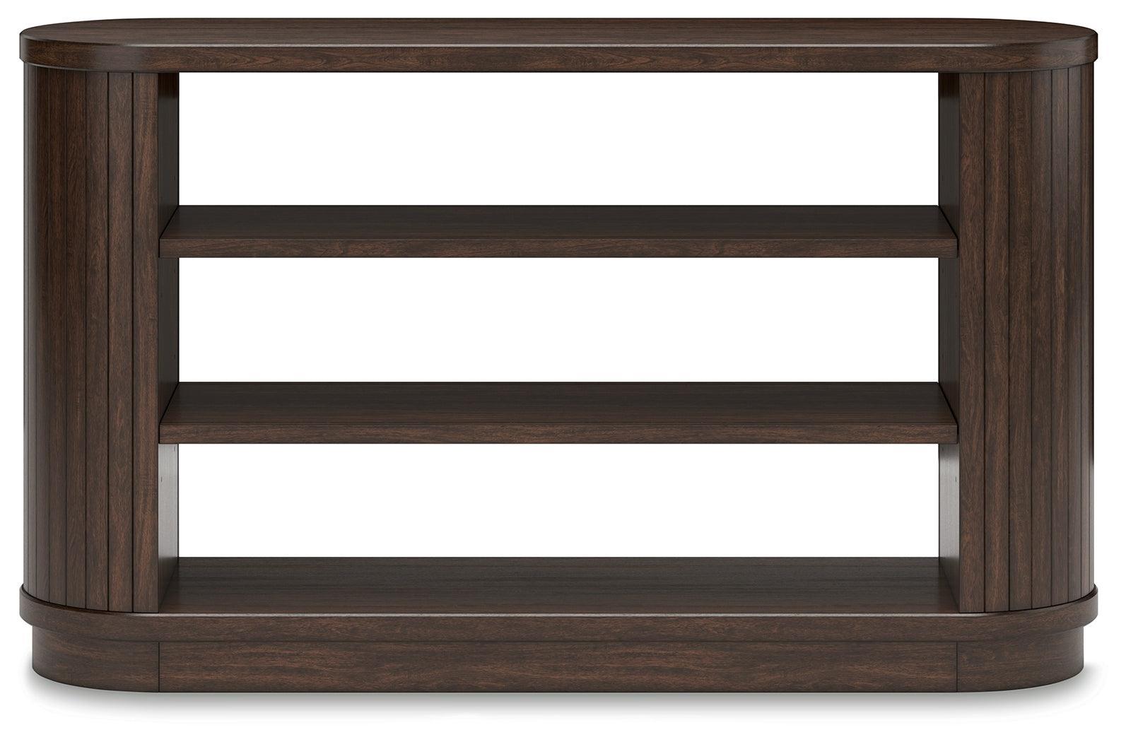 Korestone Warm Brown Home Office Desk with Chair and Storage - Ella Furniture