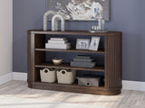 Korestone Warm Brown Home Office Desk with Chair and Storage - Ella Furniture