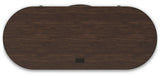 Korestone Warm Brown Home Office Desk with Chair - Ella Furniture