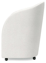 Korestone White Home Office Desk Chair - Ella Furniture