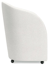 Korestone White Home Office Desk Chair - Ella Furniture