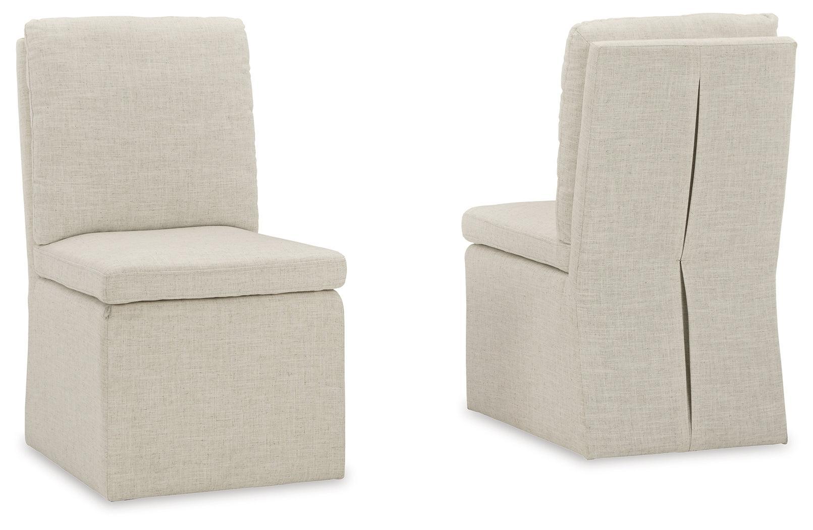 Krystanza Oatmeal Dining Chair - Ella Furniture