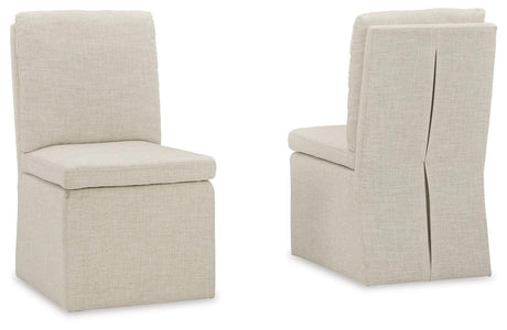Krystanza Oatmeal Dining Chair - Ella Furniture