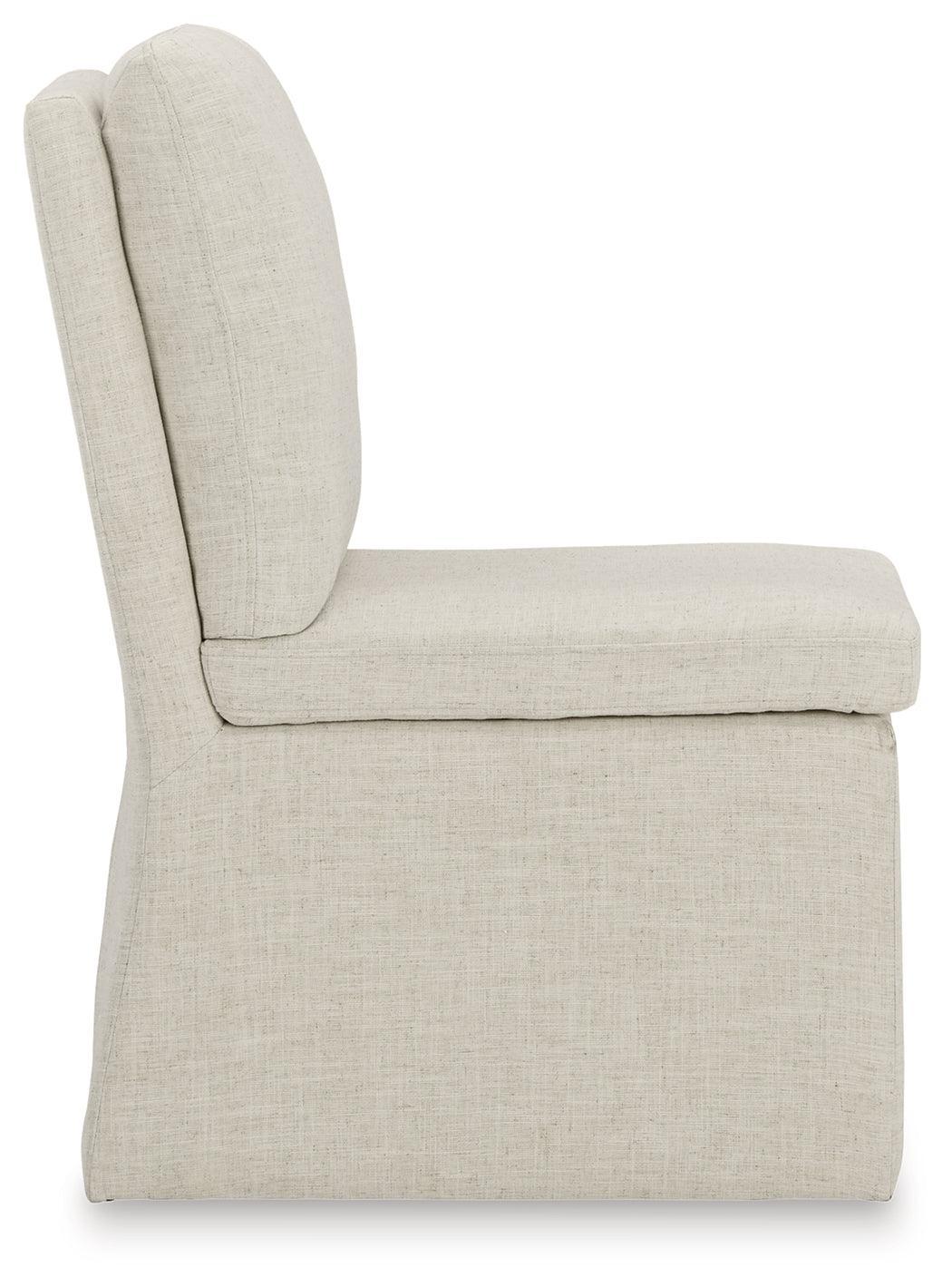 Krystanza Oatmeal Dining Chair - Ella Furniture