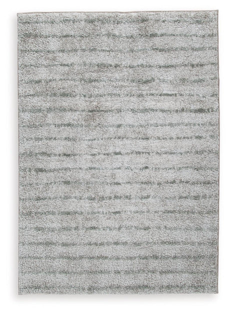 Laddway Cream/Green Medium Rug - Ella Furniture