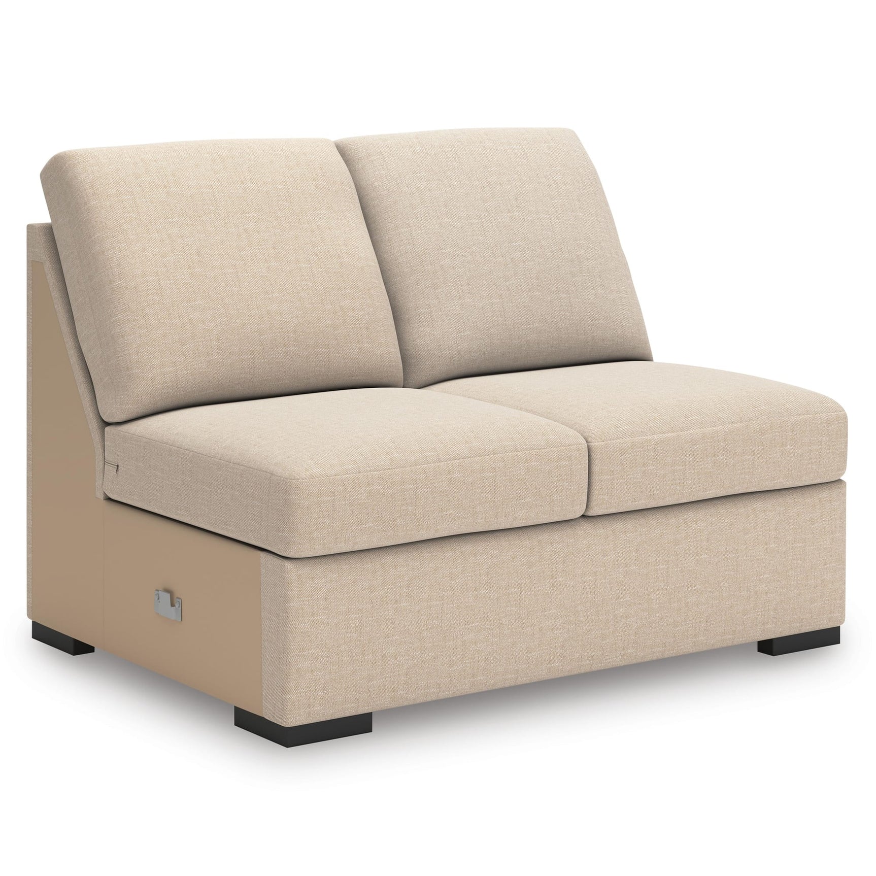 LadyMae Twill Performance Fabric,Next-Gen Nuvella™ 5-Piece Sectional with Chaise angled view