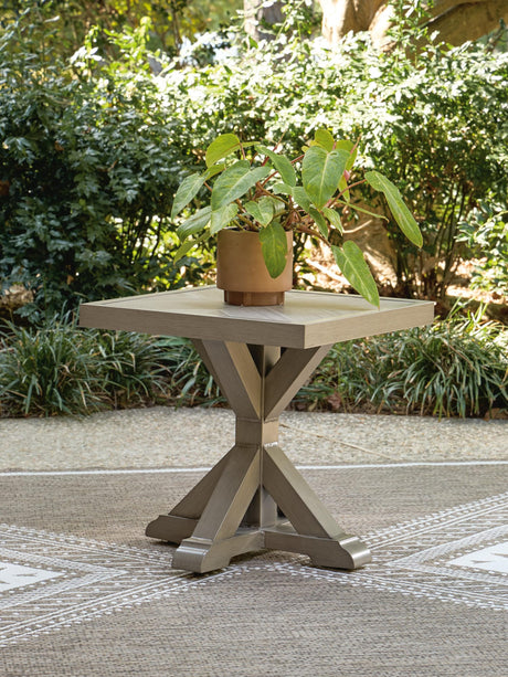 Laguna Heights Beige Outdoor End Table view 2