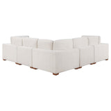 Lakeview 6-piece Upholstered Modular Sectional Sofa Ivory 551461-SET - Ella Furniture