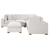 Lakeview 6-piece Upholstered Modular Sectional Sofa Ivory 551461-SET - Ella Furniture