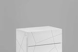 Lana White LED Nightstand - Ella Furniture