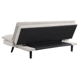 Laredo Upholstered Tufted Convertible Sofa Bed Light Grey 360017 - Ella Furniture