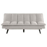 Laredo Upholstered Tufted Convertible Sofa Bed Light Grey 360017 - Ella Furniture