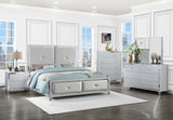 Larue Rectangular Dresser Mirror Silver 224494 - Ella Furniture