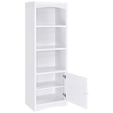 Laughlin 3-shelf Engineered Wood Media Tower White 724114 - Ella Furniture