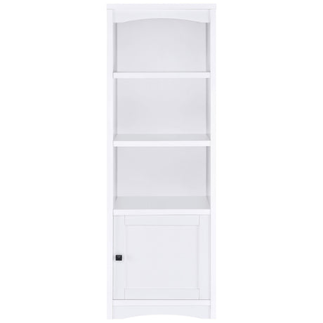 Laughlin 3-shelf Engineered Wood Media Tower White 724114 - Ella Furniture