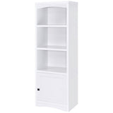 Laughlin 3-shelf Engineered Wood Media Tower White 724114 - Ella Furniture